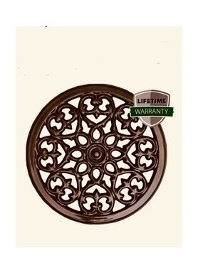 Staub trivet burgundy lily round 9"/23cm ⭐️⭐️⭐️⭐️